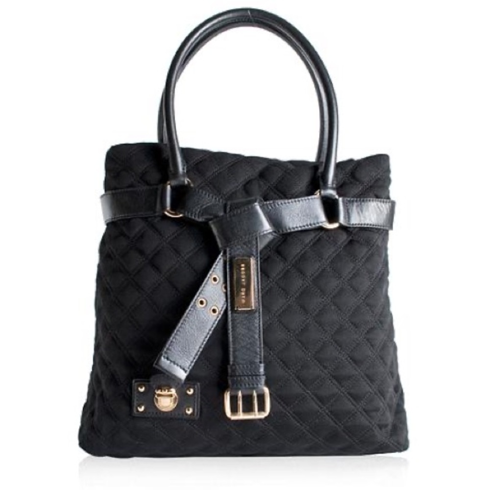Marc Jacobs Quilted Nylon Tote, Black